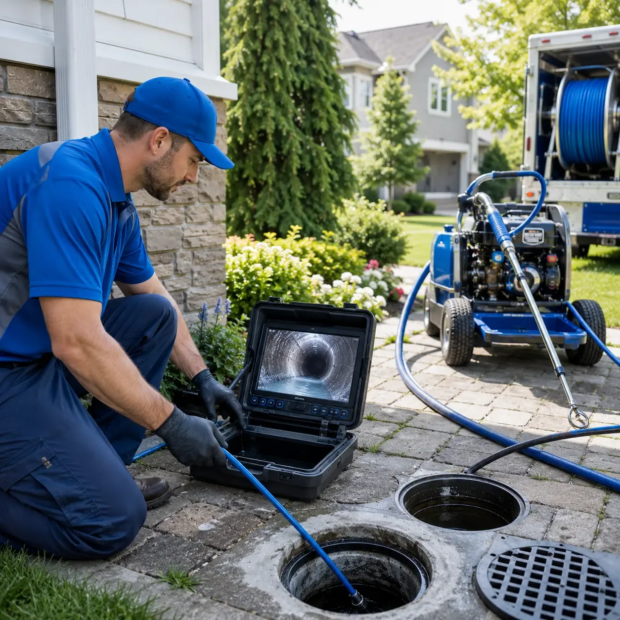 Outdoor drain cleaning professionals serving Trenton, IL