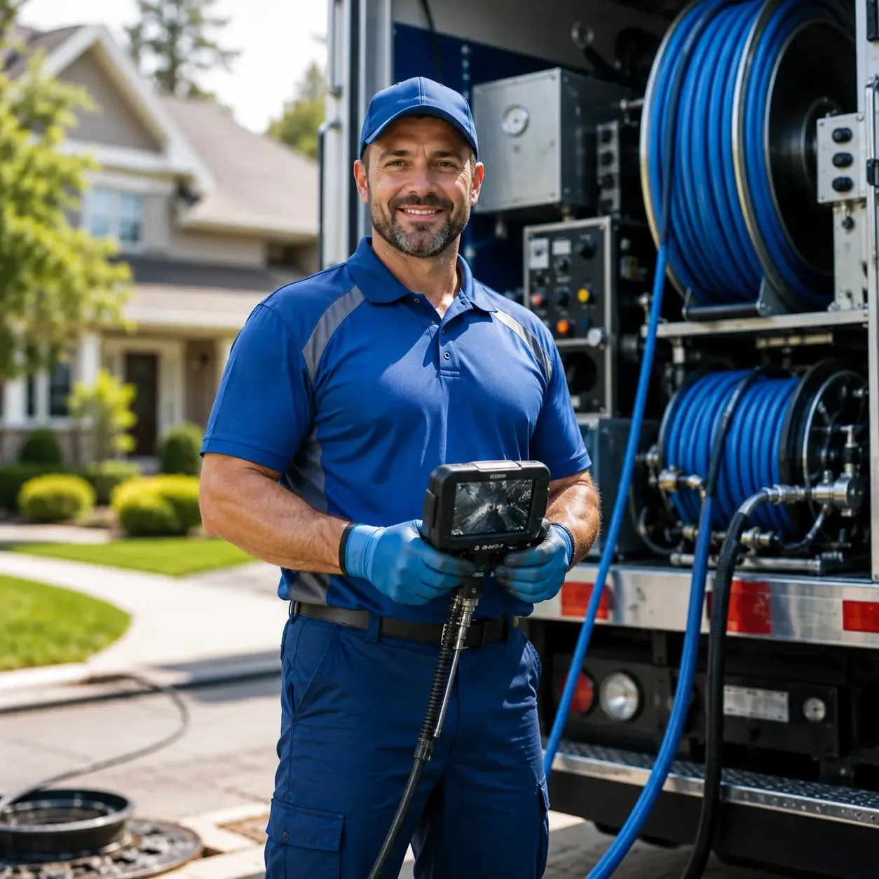 Local outdoor drain cleaning specialists in Trenton, IL